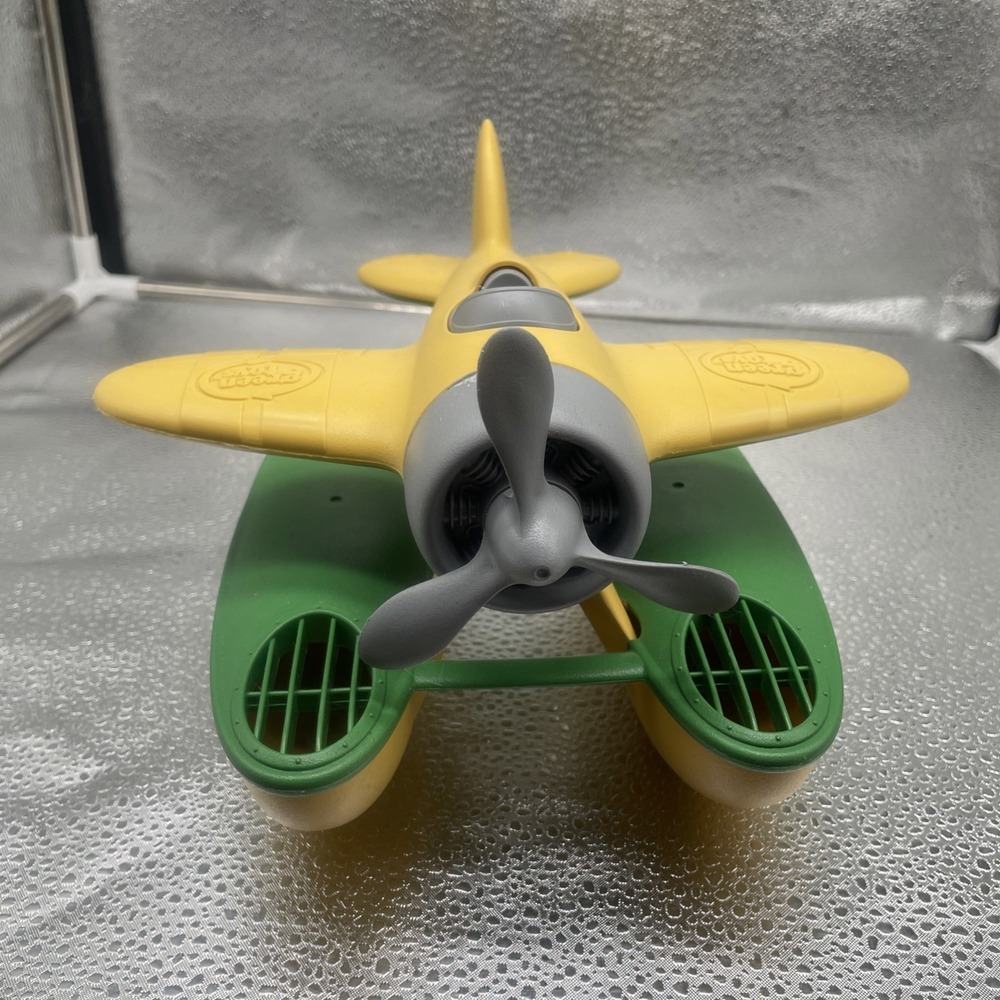 Green Toys Seaplane Float Plane Bathtub Toy Yellow &‎ Green